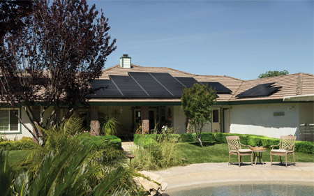 Sistema de energía solar fuera de la red para el hogar